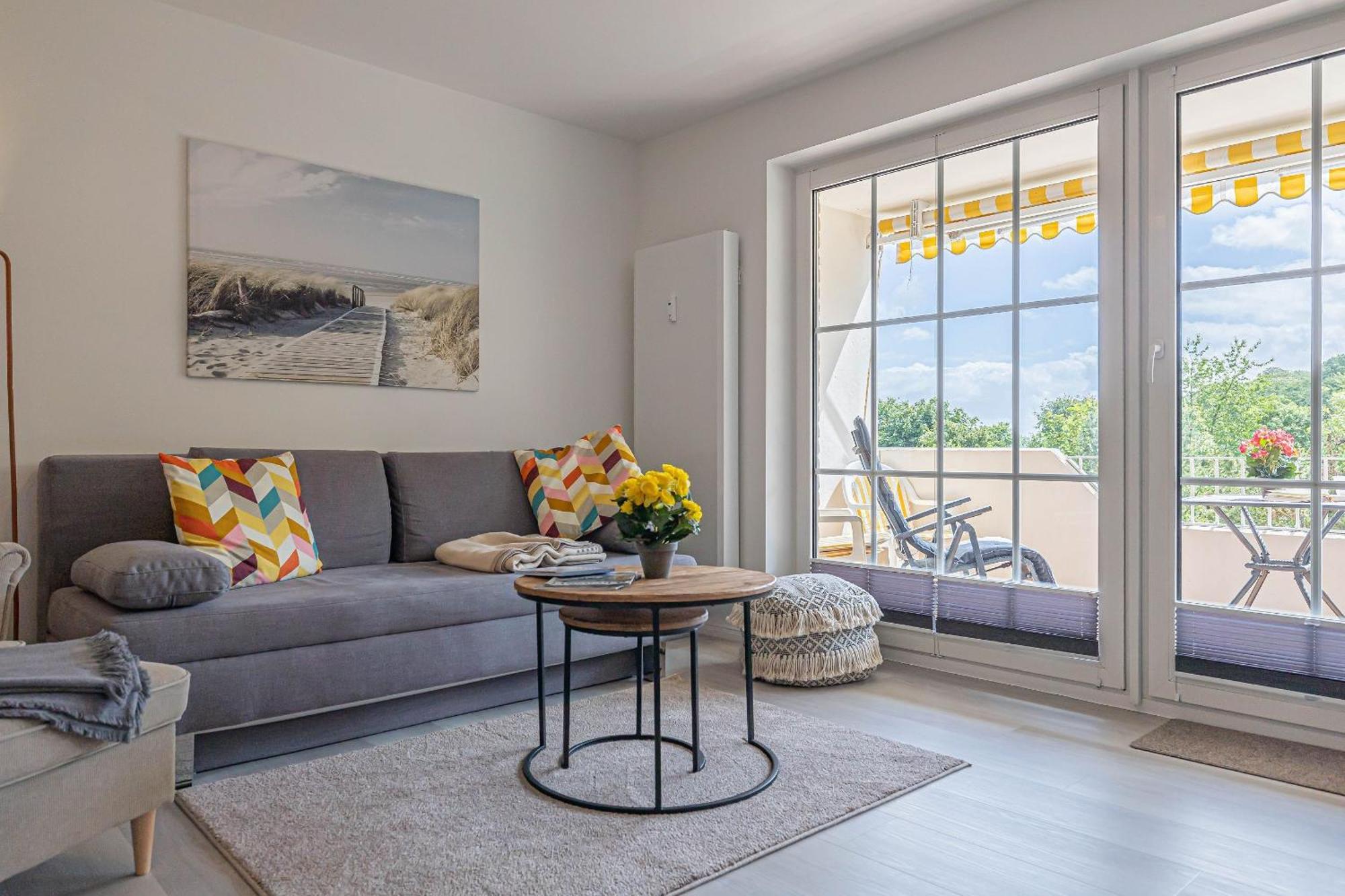 Fewo1846 - Strandresidenz Wassersleben Suedblick App 689 - Komfortables Apartment Mit Balkon Und Meerblick Harrislee Luaran gambar