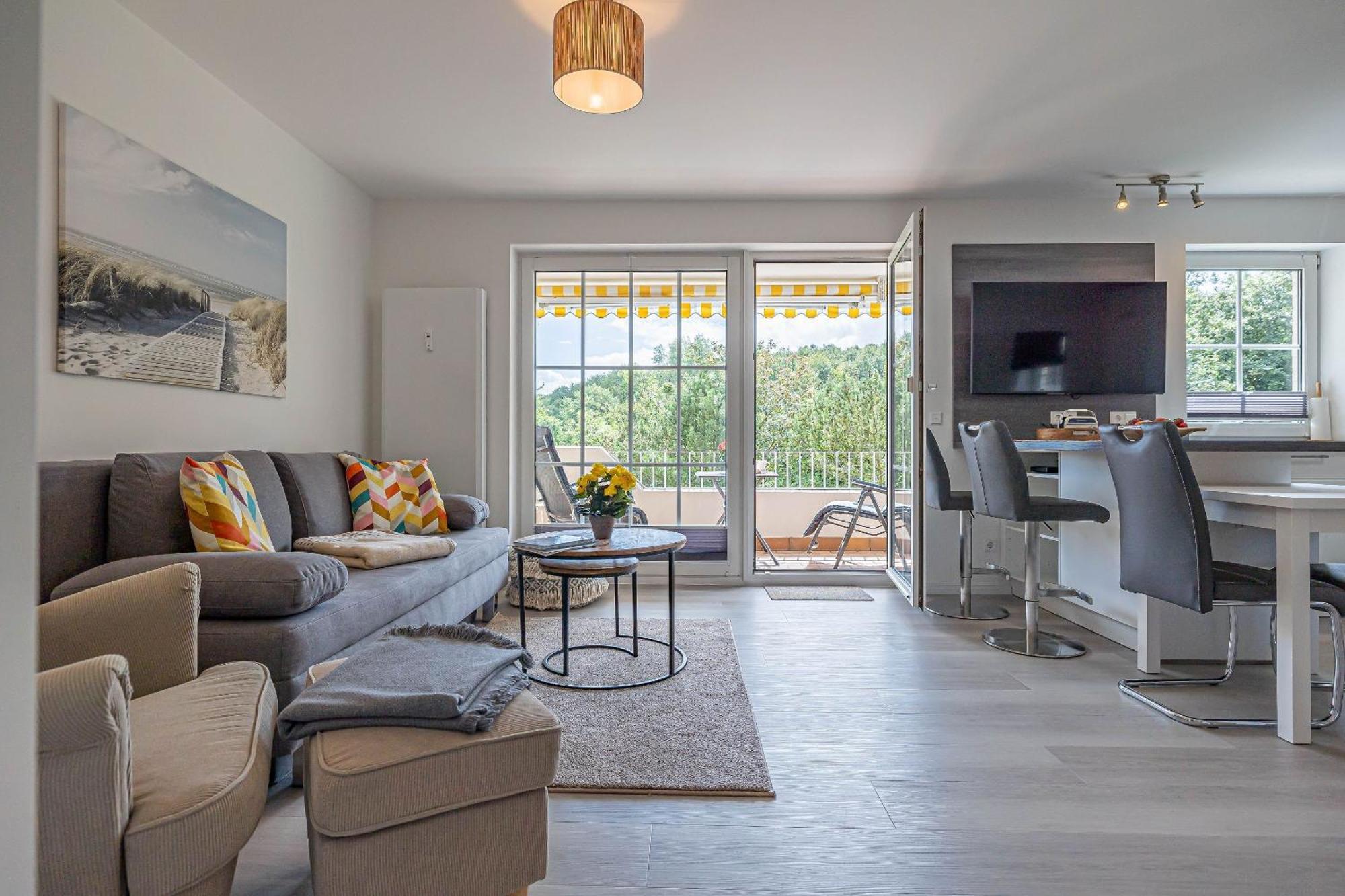 Fewo1846 - Strandresidenz Wassersleben Suedblick App 689 - Komfortables Apartment Mit Balkon Und Meerblick Harrislee Luaran gambar