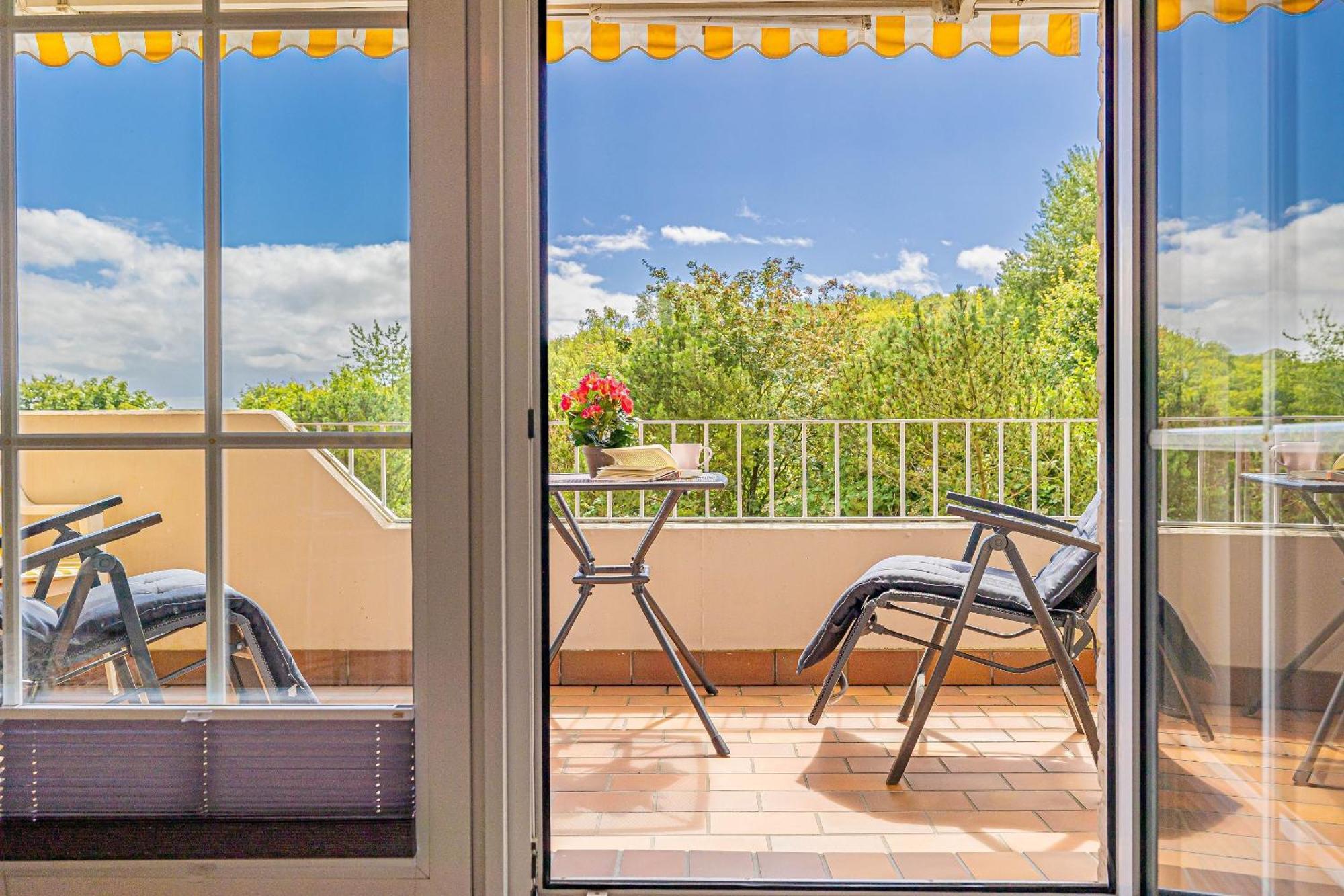 Fewo1846 - Strandresidenz Wassersleben Suedblick App 689 - Komfortables Apartment Mit Balkon Und Meerblick Harrislee Luaran gambar