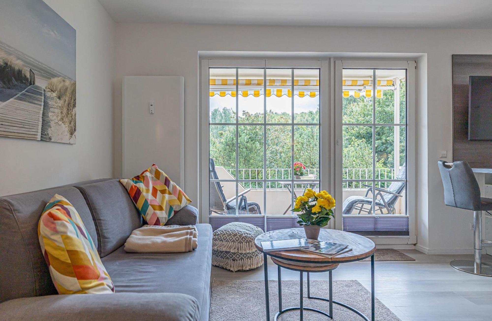 Fewo1846 - Strandresidenz Wassersleben Suedblick App 689 - Komfortables Apartment Mit Balkon Und Meerblick Harrislee Luaran gambar
